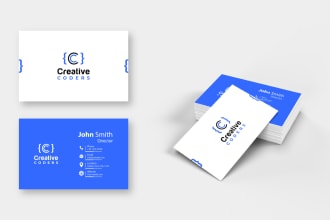 design a professional business card for your company