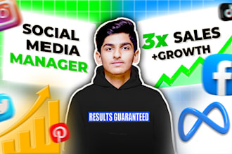 be your monthly social media manager and content creator