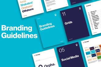 design corporate identity with logo