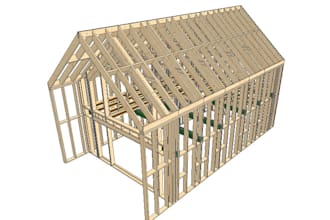 design your and draw your wooden prefabricated house , export cnc