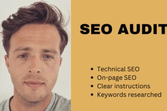 do an extensive seo audit for your website including recommendation report