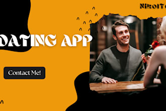 develop dating app, website like tinder, bumble