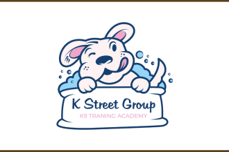 be draw your cat, dog or cute animal pet logo design