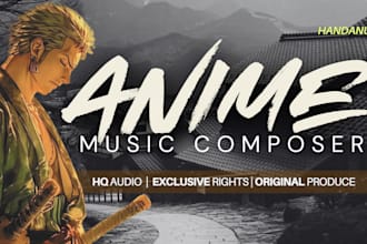 compose anime song, soundtrack pop, rock or orchestral