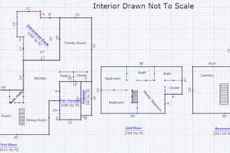 sketch floor plans using total by la mode for your appraisal