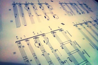 create a professional music score in sibelius