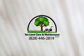 make agriculture landscape, grass and lawn care logo