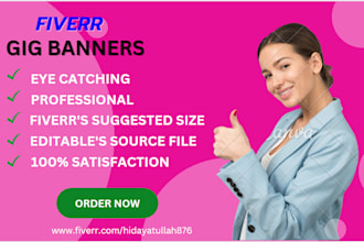 design clickable gig picture fiverr gig image and gig cover
