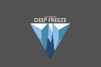 design illustrate worthy ice rink logo