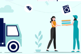 deliver laundry application with mobile app