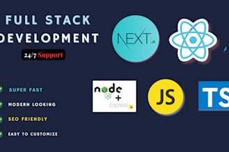 develop react js next js web app with tailwind css