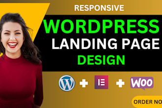 design professional wordpress landing pages or squeeze page
