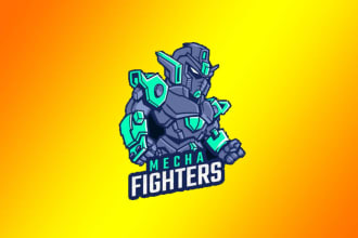 design awesome fighter mascot sport logo within 1 day