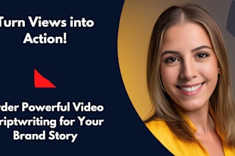 be a video script writer for facebook,insta, youtube scriptwriting