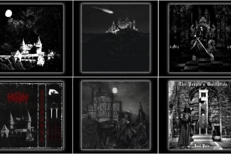 create dark artwork for your black metal dungeon synth or other projects