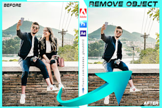 edit add or remove object, vfx replace from image, logo, and product pictures