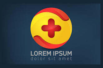 design an astonishing medical logo in high definition