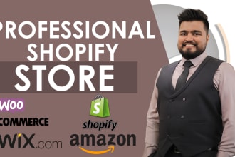 build ecommerce website on shopify