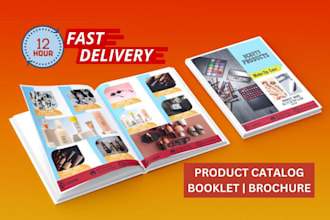do product catalog booklet brochure design for your business