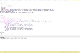 design and develop  database create and sql queries