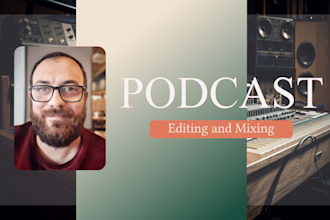 edit, remove noise and mix your podcast professionally