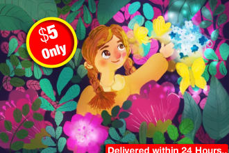 do illustrations for storybooks within 24 hours