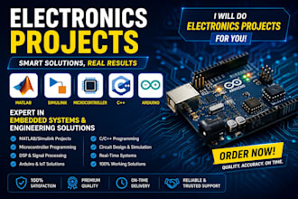 do all electrical electronics projects for you