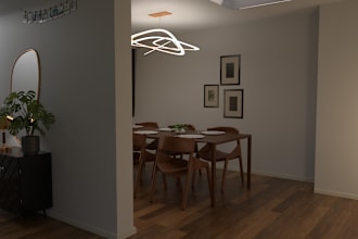 3d model furniture and rooms in blender