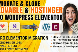 convert lovable to wordpress elementor website, lovable ai, hostinger wordpress