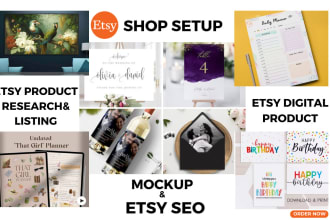 do etsy digital product setup etsy shop with etsy seo for etsy digital product
