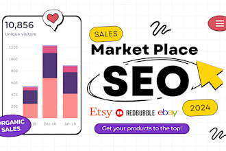 get your product on the front page of any marketplace using expert SEO and tags