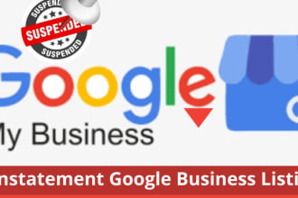 reinstate and fix suspended google my business profile