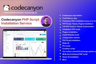 install any codecanyon script and fix issues