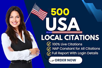 list your business in top 500 live USA local SEO citations