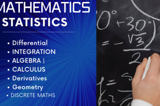 help you in mathematics ,calculus ,algebra and statistics assignment