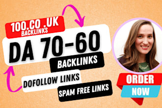 build high quality co uk backlinks da 70