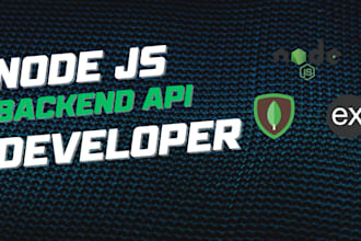 build secure node js rest API backend with express and mongodb