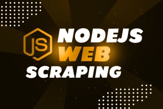 web scraping, automation or create a data mining tool