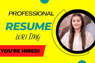 write an ats resume, cv and cover letter for usa jobs