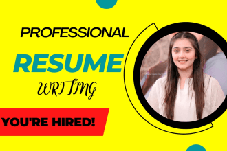 provide a professional ats resume, cv and cover letter for veterans