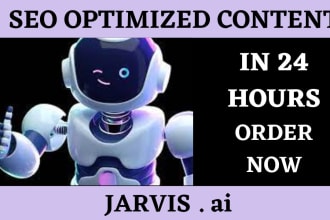 articles using jarvis ai and surfer SEO within 24 hours
