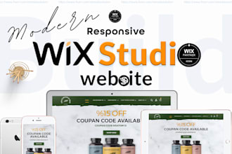 build a custom responsive wix website or rebuild the store
