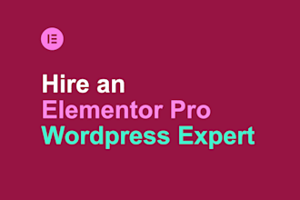 design a stunning, responsive elementor pro wordpress website