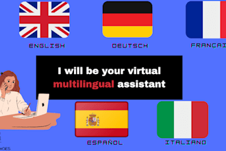 be your multilingual virtual assistant