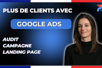 audit your google ads account, build landing pages and setup winning campaigns