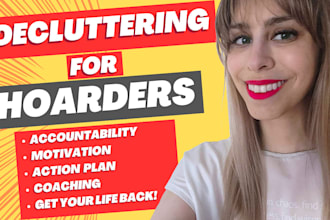 help hoarders declutter your home via video coaching calls