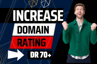 increase domain rating ahrefs dr with high quality backlinks