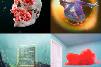create a 3d rendered artwork