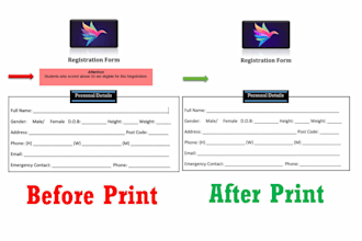add non printable text or image or logo in a PDF file