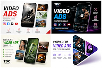 do video ads for instagram, facebook, linkedin and youtube